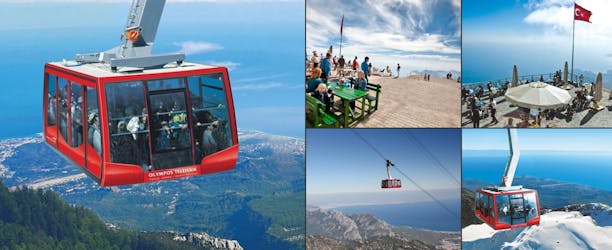 Olympos cable car ride to Tahtali mountains